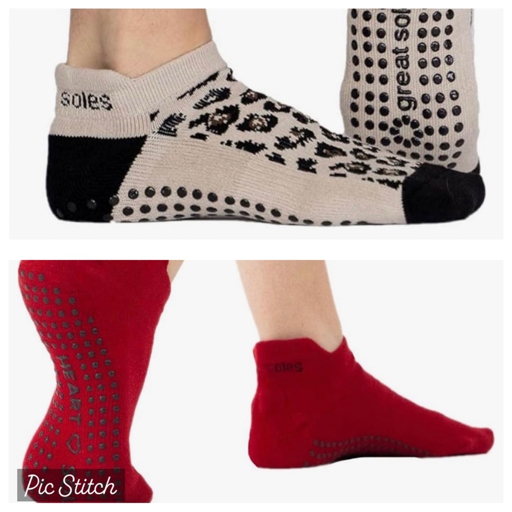 Great Soles Pilates Grip Socks - 2 pairs